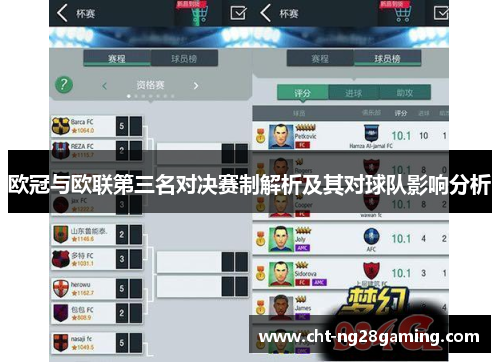 欧冠与欧联第三名对决赛制解析及其对球队影响分析